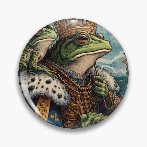 Item preview, king frog designed and sold by Greydate.