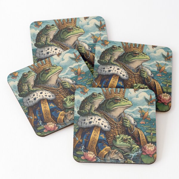 Item preview, king frog designed and sold by Greydate.