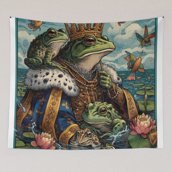 Item preview, king frog designed and sold by Greydate.