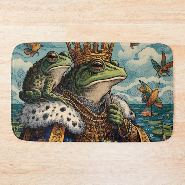 Item preview, king frog designed and sold by Greydate.
