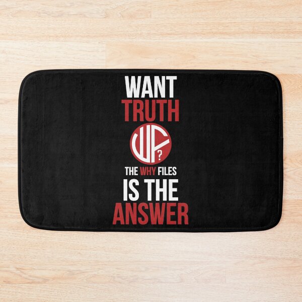 Item preview, The Why Files BLACK_truth designed and sold by adolfobusmente.