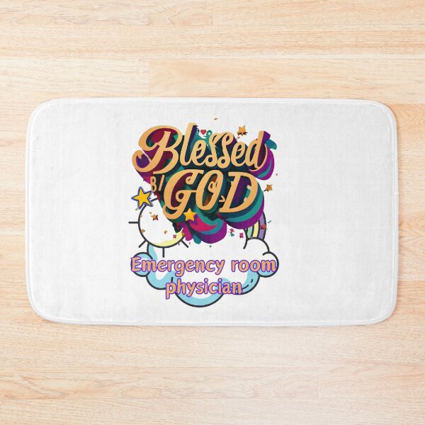 Item preview, BLESSED BY GOD EMERGENCY ROOM PHYSICIAN designed and sold by carlos crane.