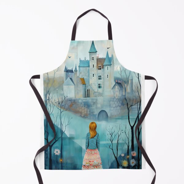 Item preview, Beautiful Castle and Lonely Girl  designed and sold by NatureStyle555.