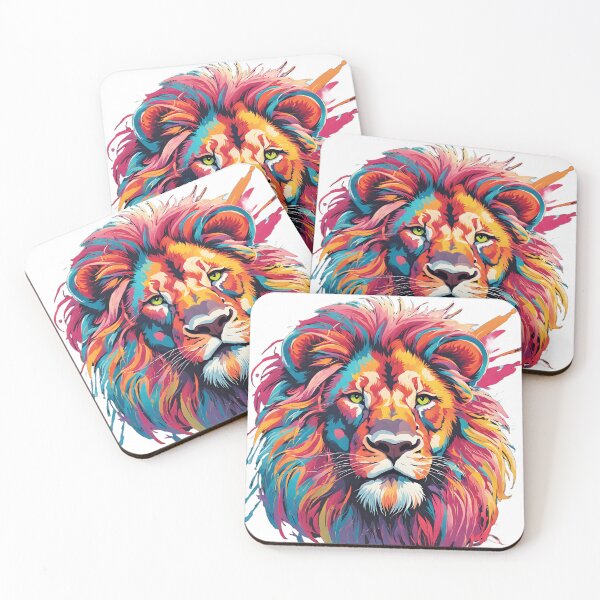 Item preview, Colorful lion designed and sold by 24online.