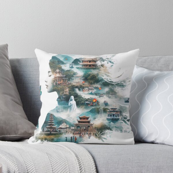 Item preview, "Vietnam Watercolor Compilation: Captivating Artistic Imagery" designed and sold by Huycao211.