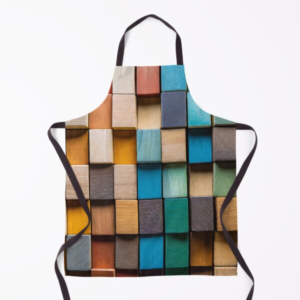 Item preview, Colorful background of multi colored wooden blocks designed and sold by Giuseppe Cammino.