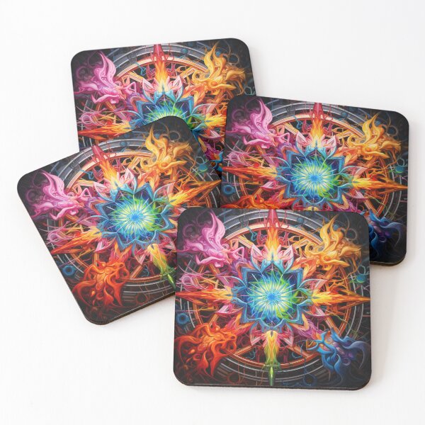 Item preview, Neon Kaleidoscope Pattern designed and sold by AiHead.