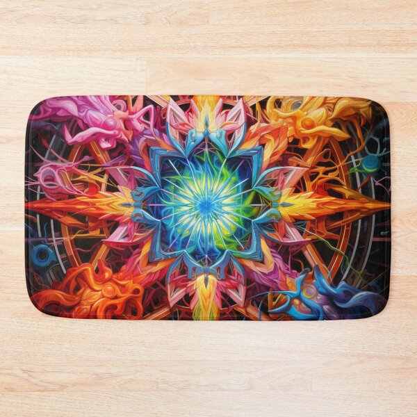 Item preview, Neon Kaleidoscope Pattern designed and sold by AiHead.