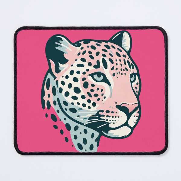 Item preview, Leopard profile illustration designed and sold by unepommedeterre.