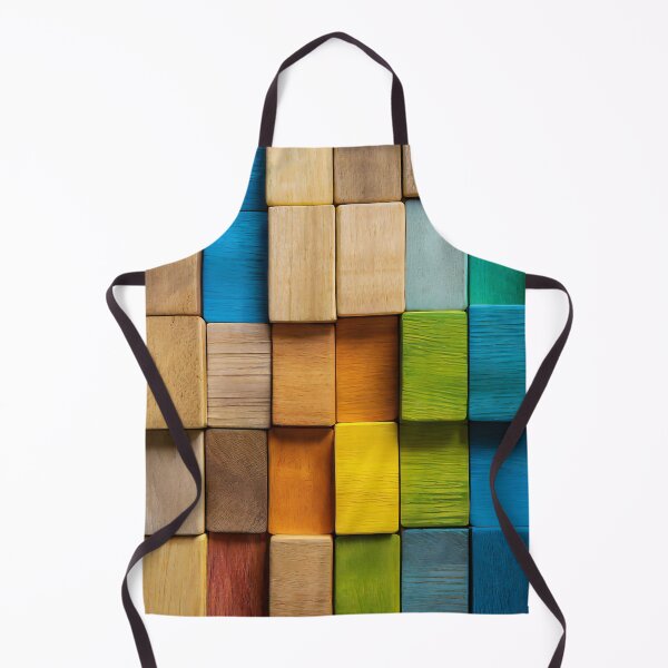 Item preview, Colorful background of multi colored wooden blocks designed and sold by Giuseppe Cammino.