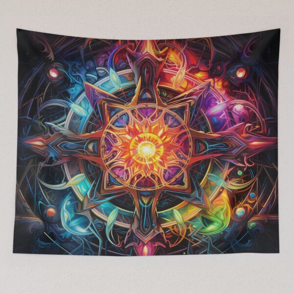 Item preview, #2 Neon Kaleidoscope Pattern designed and sold by AiHead.