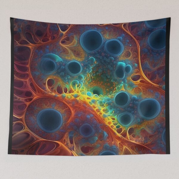Item preview, Fractal Bacteria in a Surreal Reality. designed and sold by nyathiwa.