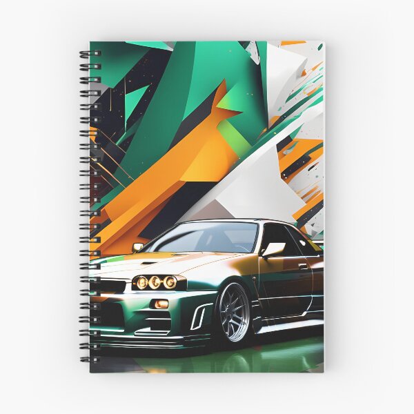Item preview, Nissan Skyline GTR 34 Foil Design, Abstract Background designed and sold by Salimgor Hangaround Music.
