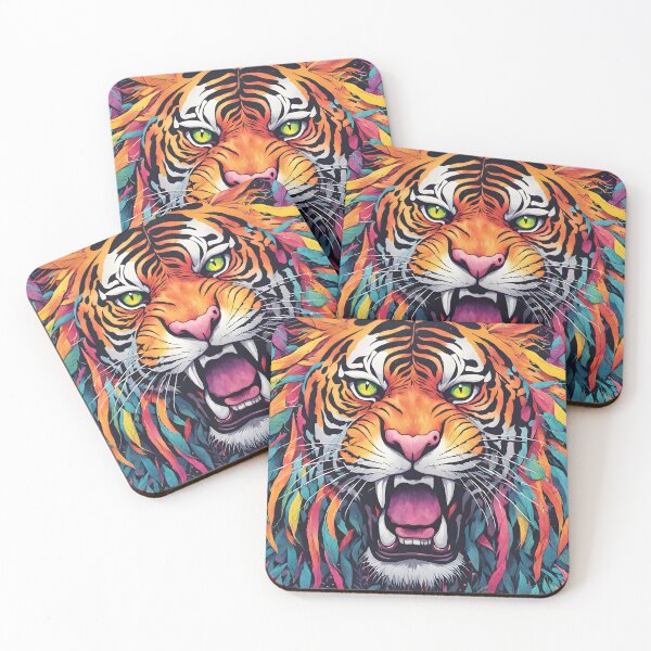 Item preview, Colorful tiger designed and sold by 24online.