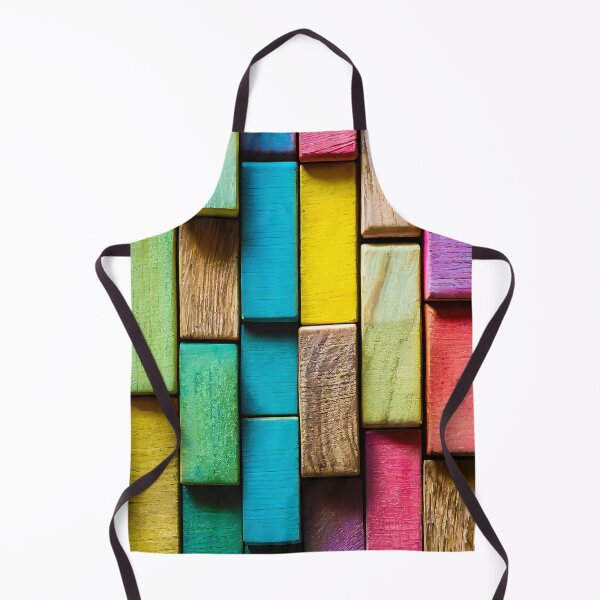 Item preview, Colorful background of multi colored wooden blocks designed and sold by Giuseppe Cammino.
