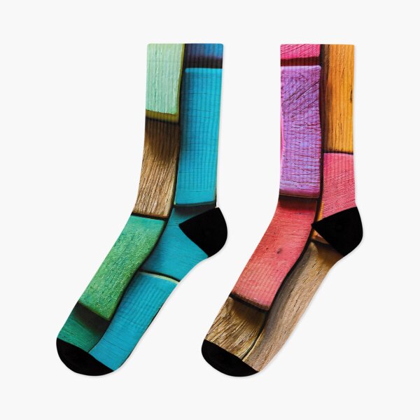 Item preview, Colorful background of multi colored wooden blocks designed and sold by Giuseppe Cammino.