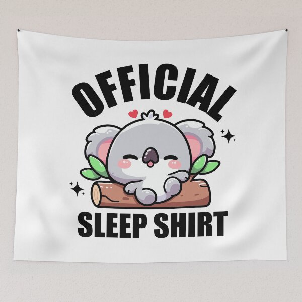 Item preview, Funny Koala Embracing Sleep, A Whimsical Depiction of Australian Animals designed and sold by GFelizNav.
