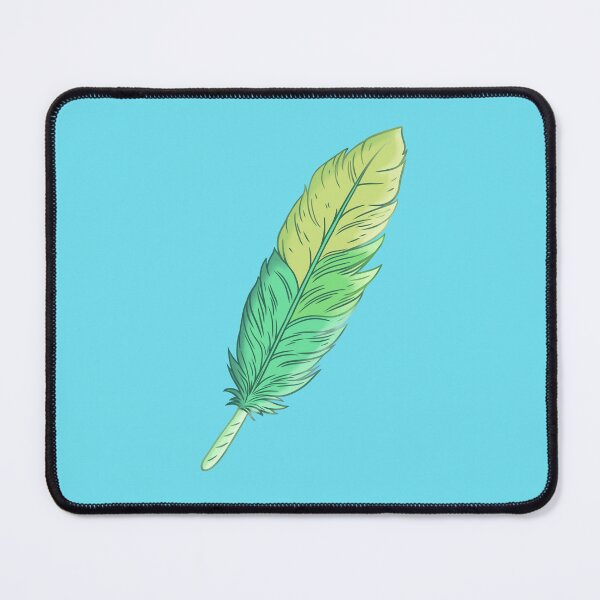 Item preview, Colorful feather Green designed and sold by TheFoxyWolfShop.