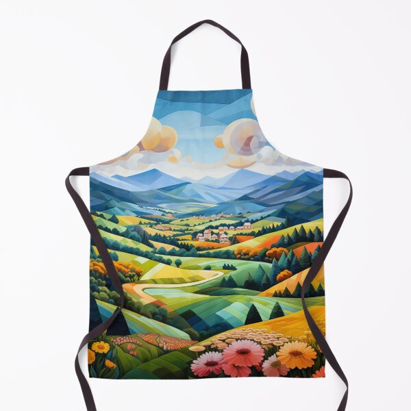 Item preview, Geometric Shapes Valley - Scenic View designed and sold by AiHead.