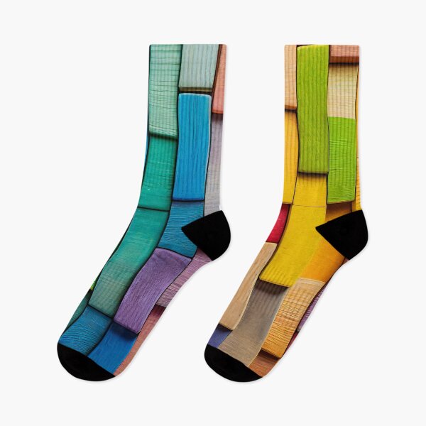 Item preview, Colorful background of multi colored wooden blocks designed and sold by Giuseppe Cammino.