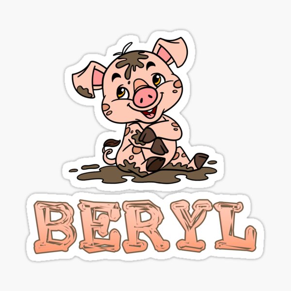 Beryl Piggy Sticker