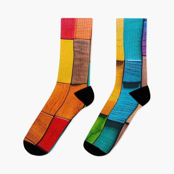 Item preview, Colorful background of multi colored wooden blocks designed and sold by Giuseppe Cammino.