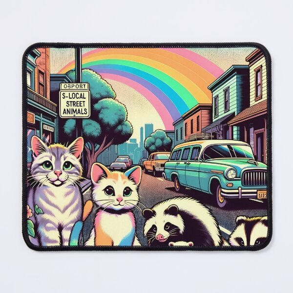 Item preview, "Urban Wildlife Retro: The Street Cats Ensemble" designed and sold by APARTAI EU.