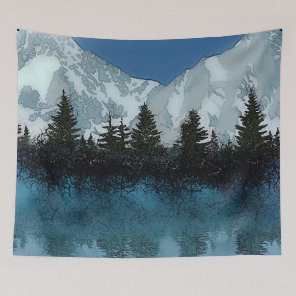 Item preview, moving lake and mountains  designed and sold by Cjwest36173.
