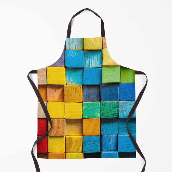 Item preview, Colorful background of multi colored wooden blocks designed and sold by Giuseppe Cammino.