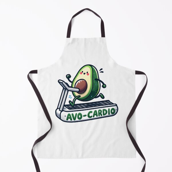 Item preview, Avo Cardio Avocado Running on a Treadmill designed and sold by DetourShirts.
