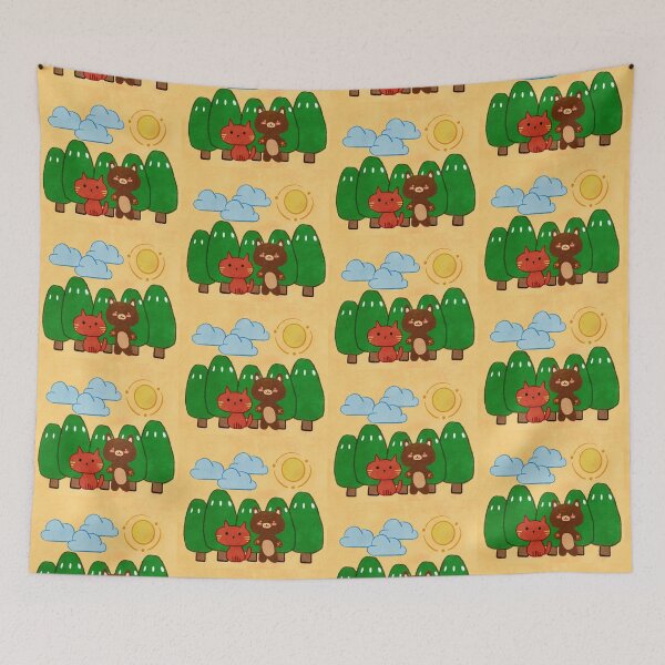 Item preview, Teddy Bear and his friend designed and sold by ElizabethLy.