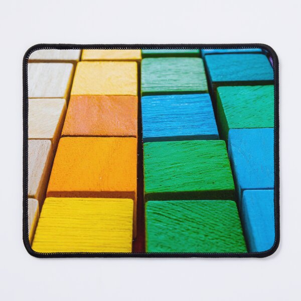 Item preview, Colorful background of multi colored wooden blocks designed and sold by Giuseppe Cammino.