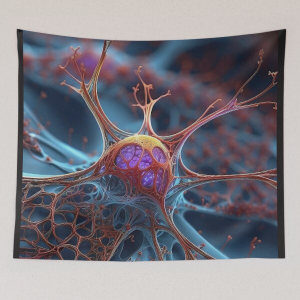 Item preview, Fractal Nerve Cell in a Surreal Reality. designed and sold by nyathiwa.