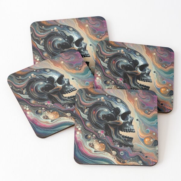 Item preview, colorful skull designed and sold by MahmodArt.