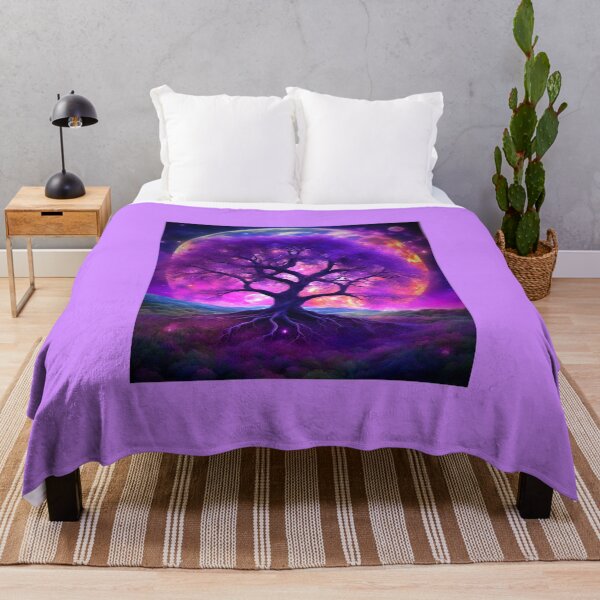 Item preview, The tree of creation purple designed and sold by Magdalena Krzebiot.