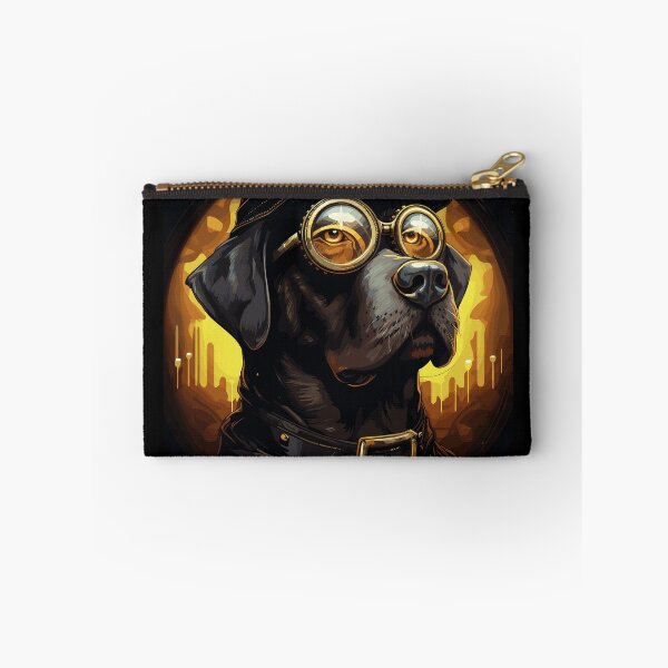 Item preview, Steampunk Labrador Dog in Cartoon Aviator Style designed and sold by EternalDelight1.