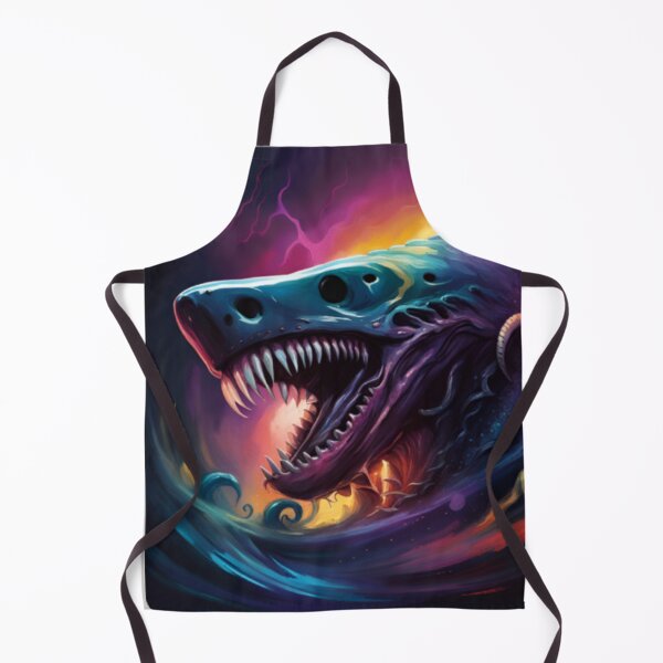 Item preview, Lovecraftian Shark designed and sold by 3hornCreations.