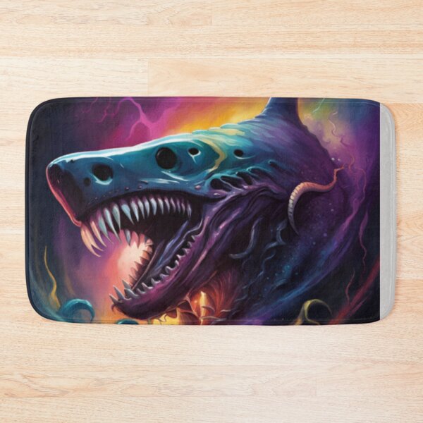 Item preview, Lovecraftian Shark designed and sold by 3hornCreations.