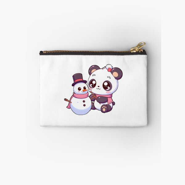 Item preview, Winter Panda: Creating a Snowman designed and sold by Targa-desing.