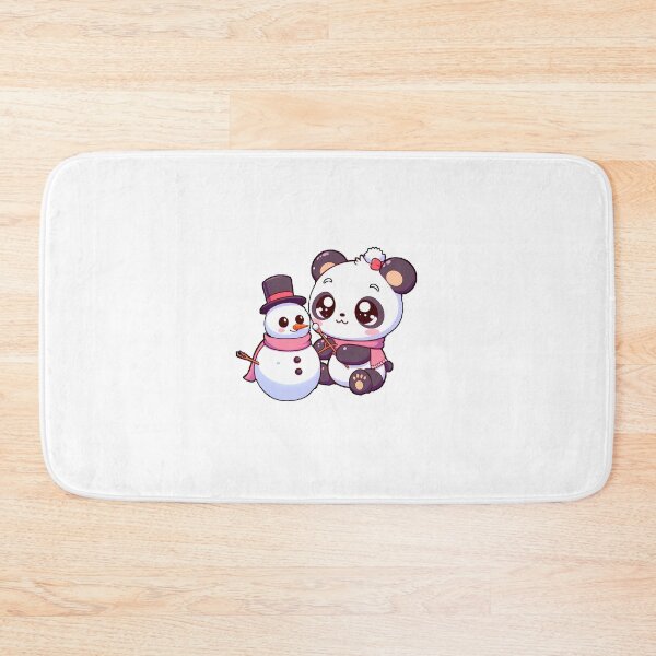 Item preview, Winter Panda: Creating a Snowman designed and sold by Targa-desing.