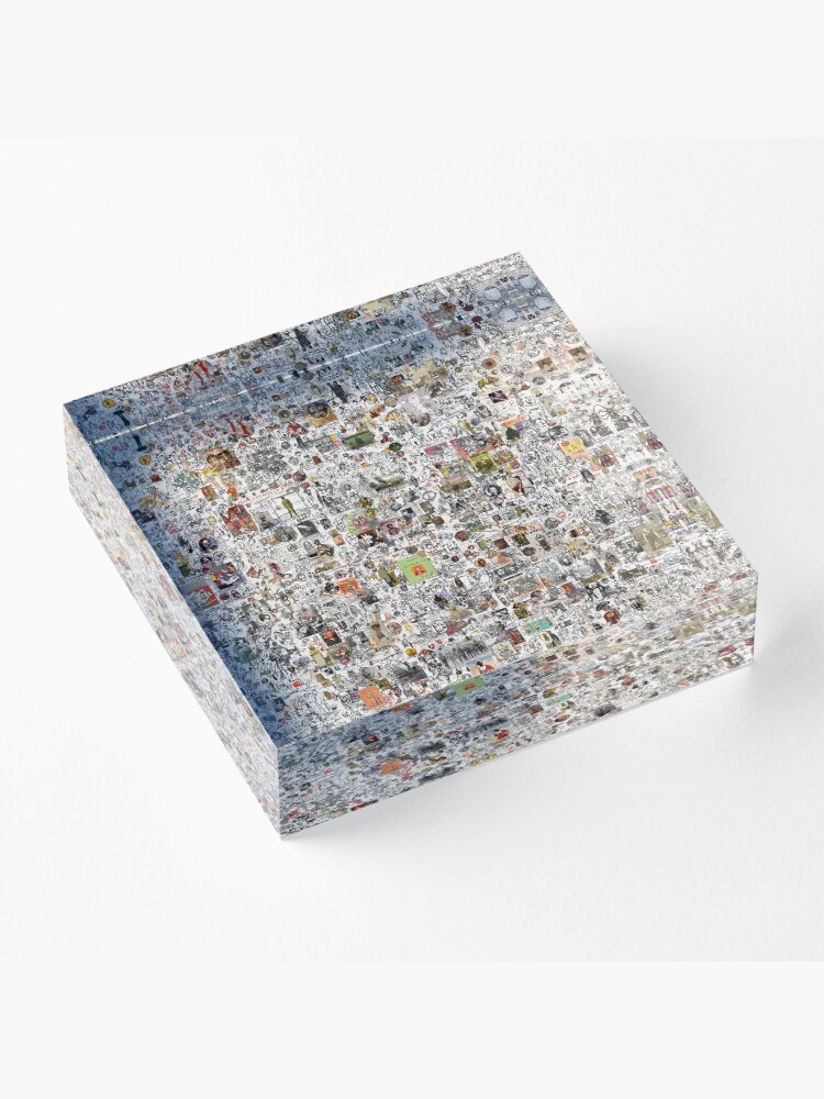 Thumbnail 3 of 5, Acrylic Block, Myriad-013 designed and sold by philjarry.