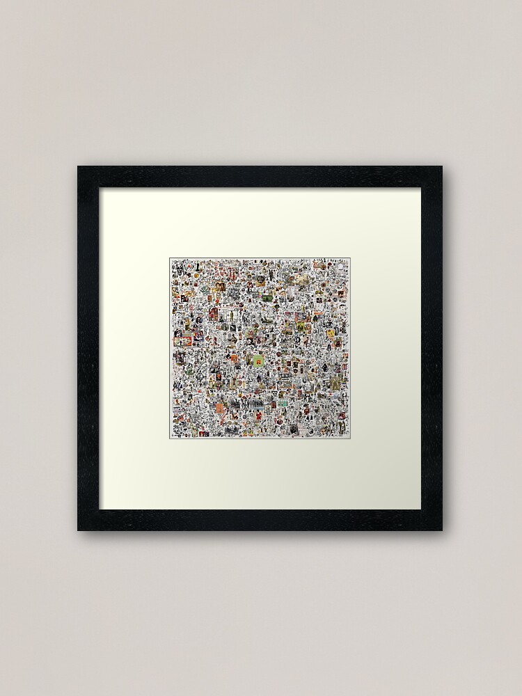 Thumbnail 1 of 7, Framed Art Print, Myriad-013 designed and sold by philjarry.