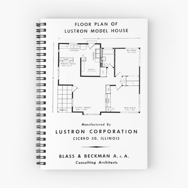 Item preview, Lustron floor plan designed and sold by LustronHomes.
