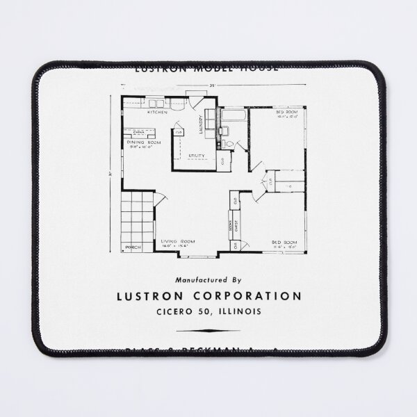 Item preview, Lustron floor plan designed and sold by LustronHomes.