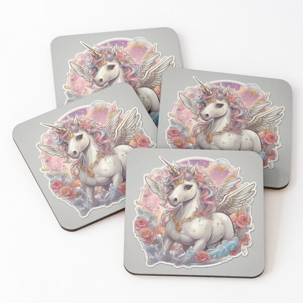 Item preview, Unicorn with wings among roses designed and sold by abdelaziz0.