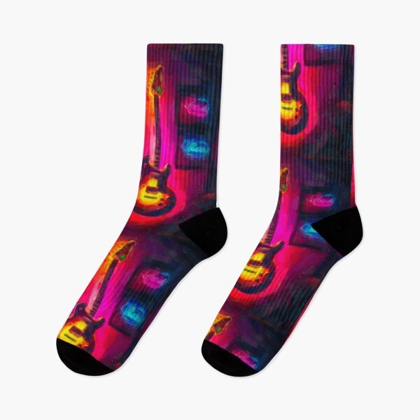 Item preview, Bluesy Rock guitars and neon designed and sold by FabFreakShop.