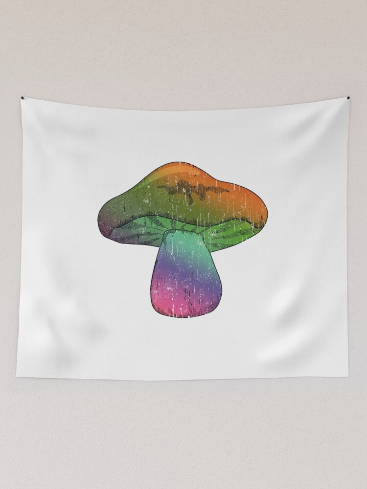 Large Tie Dye Mushroom Tapestry outlet