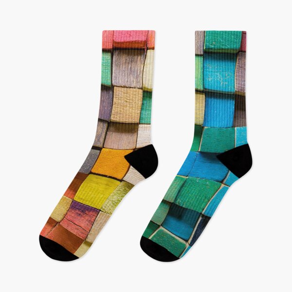 Item preview, Colorful background of multi colored wooden blocks designed and sold by Giuseppe Cammino.