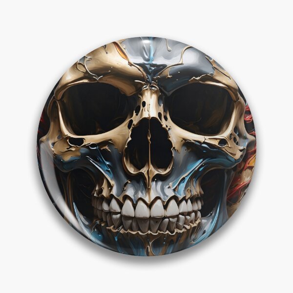 Item preview, colorful skull designed and sold by MahmodArt.