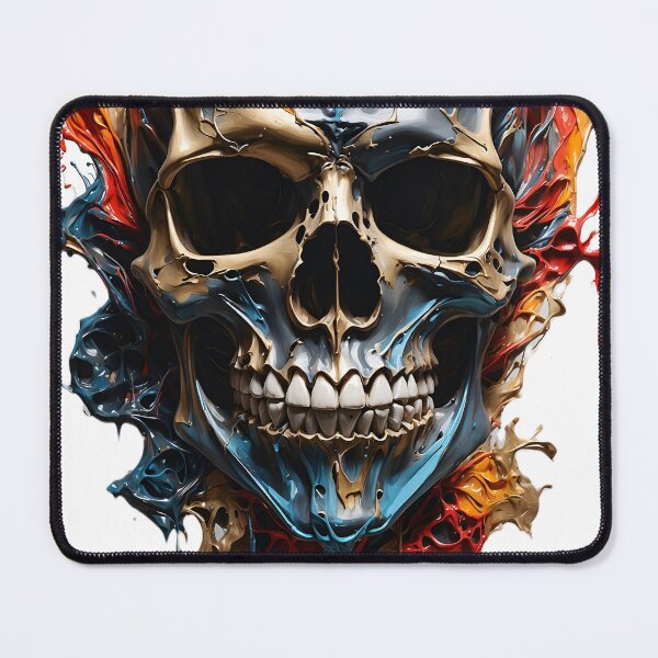 Item preview, colorful skull designed and sold by MahmodArt.